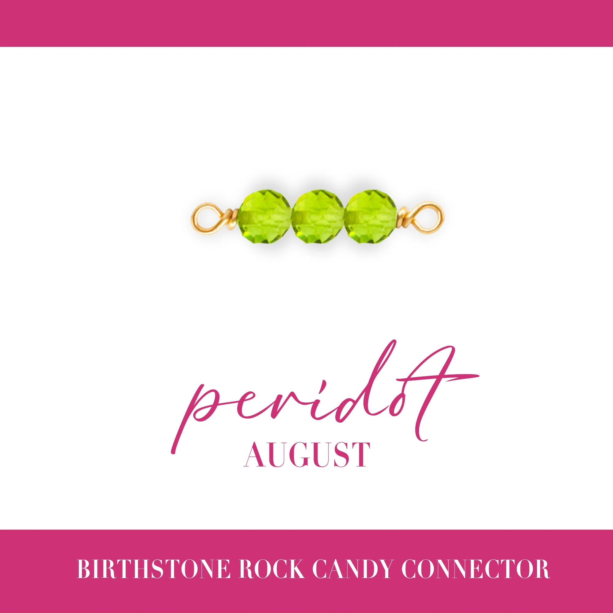 Birthstone Rock Candy Connectors | 14mm | 14K Gold Filled Yellow - Image 10