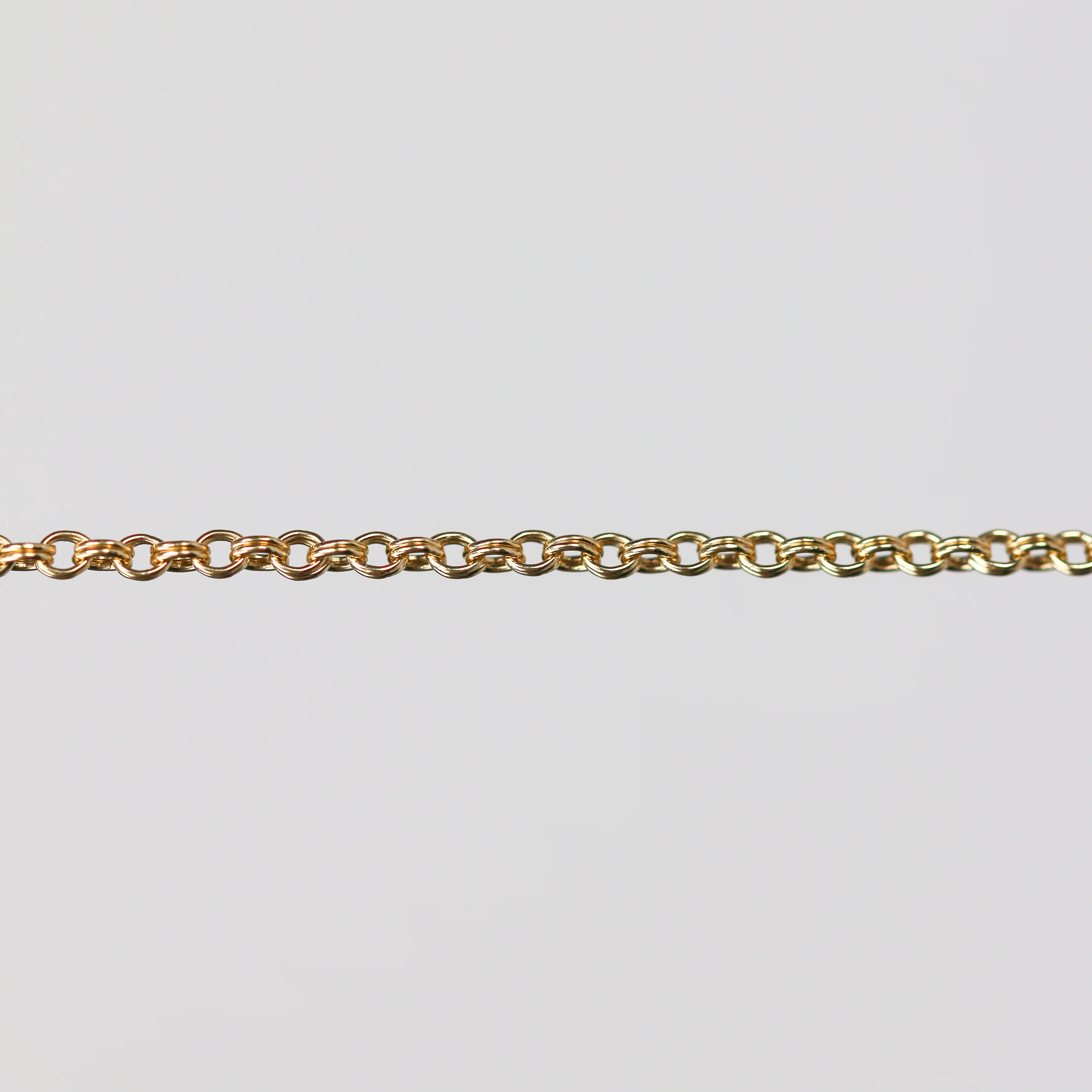 Olivia Permanent Jewelry Chain, Double Cable Design, Double Links, Available in Gold Filled and Silver - Image 2
