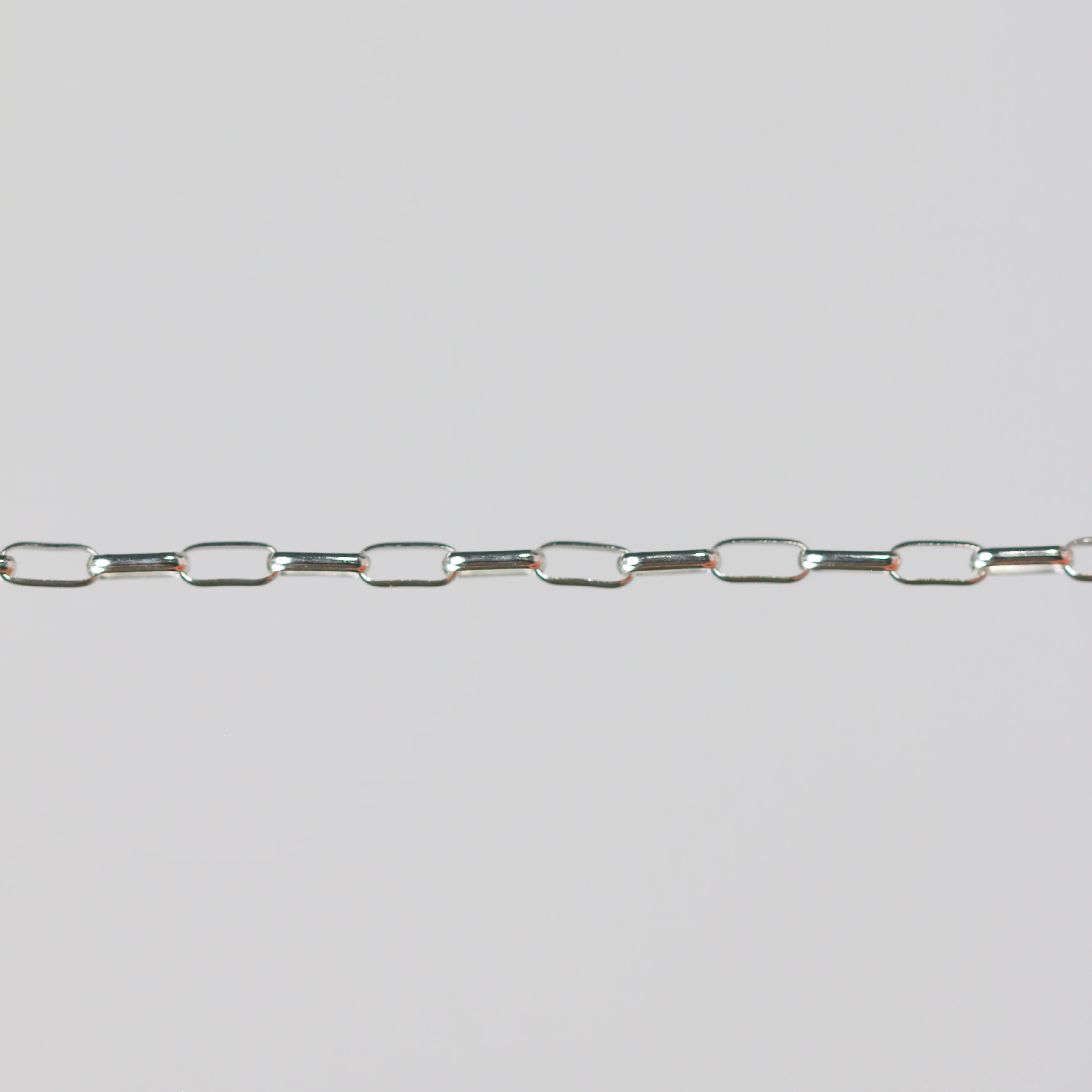 Sarah Permanent Jewelry Chain, Rolo Design, Long Links, Available in Gold Options and Silver - Image 4